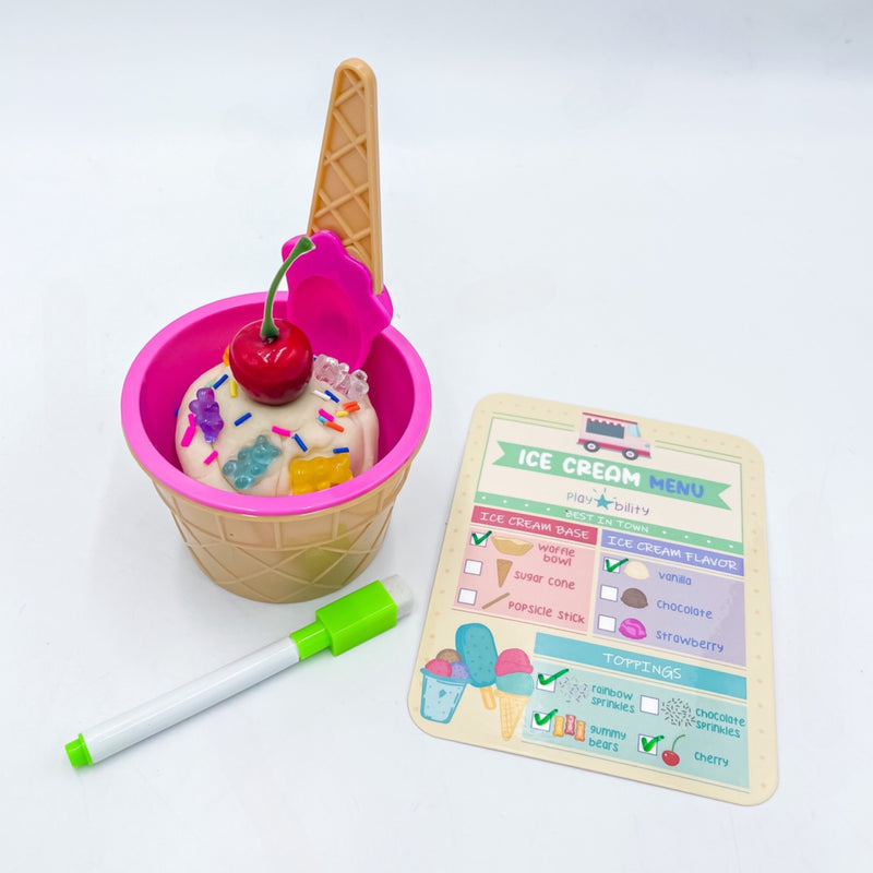 Ice Cream Shoppe Playdough Kit