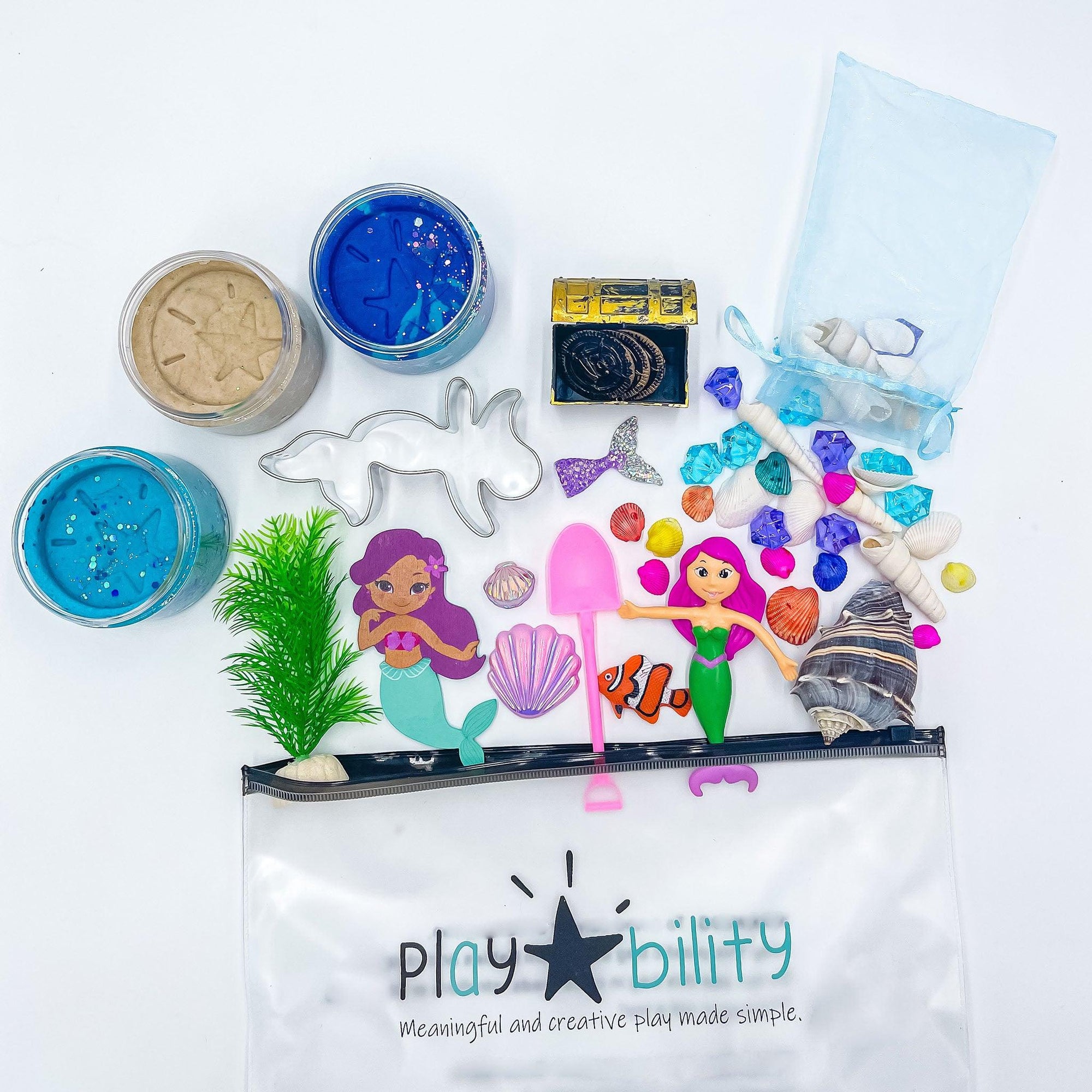 Mermaid Cove Ultimate Playdough Kit - play-bility